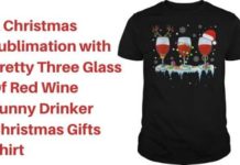 Red Wine Funny Drinker Christmas Gifts Shirt